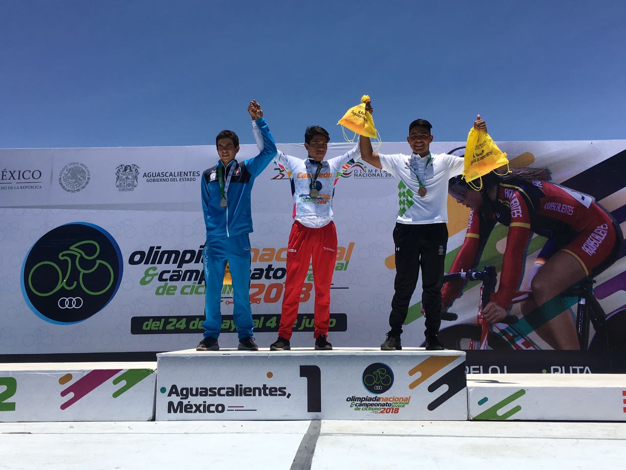 Triunfa “Chema” en la prueba de ruta de Olimpiada Nacional de ciclismo